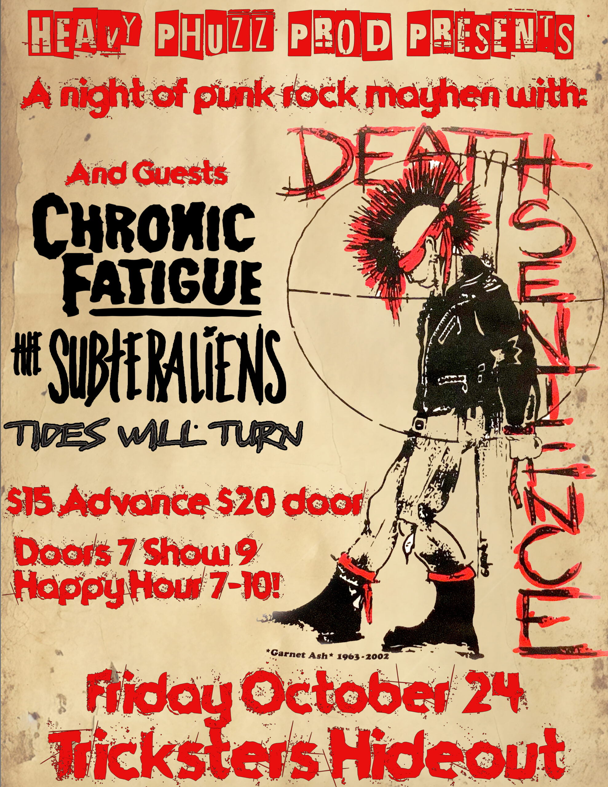 punk rock poster
