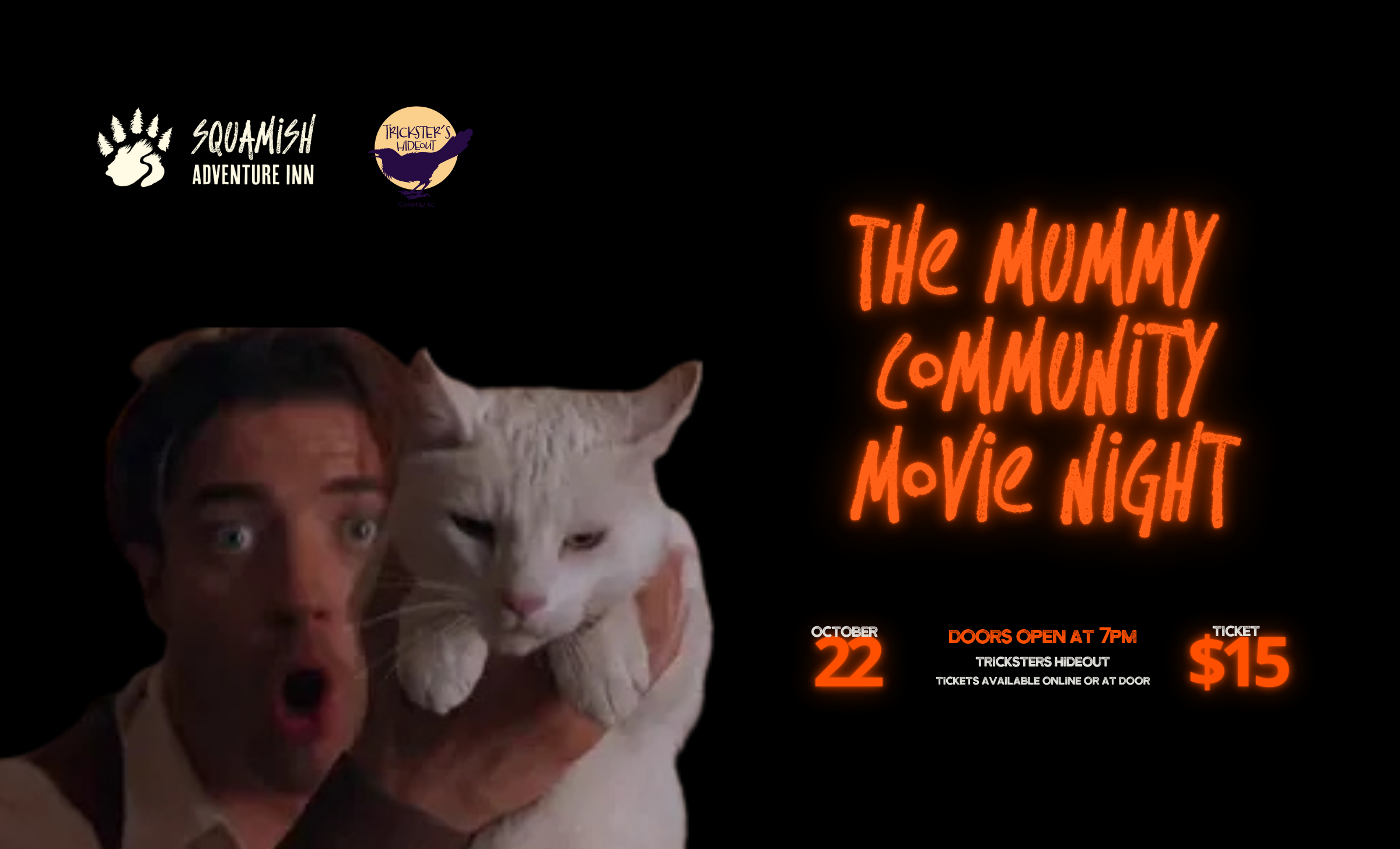 Squamish Adventure Inn Presents The Mummy Community Movie Night