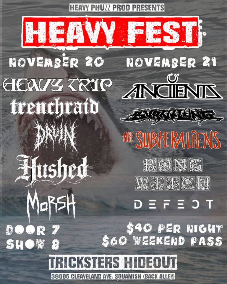 Heavy Fest Nov 20/21